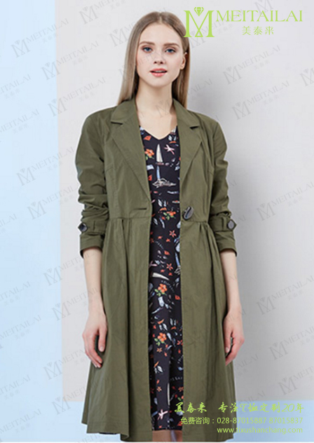 成都尼龙风衣女